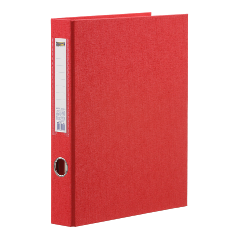 Папка-реєстратор двостороння, 4 D-обр.кільця, А4, ширина торця 40 мм, червона, BM.3106-05 BUROMAX